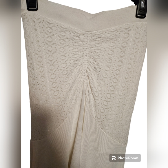 7th Avenue Design Studio NY&C White Strapless Knit High Low Dress Size Mediu NWT - Picture 3 of 4